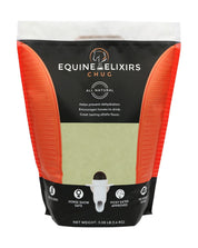 Front view of the large bag of Equine Elixers Chug on a white background