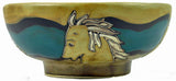 Mara Stoneware Horses Serving Bowl