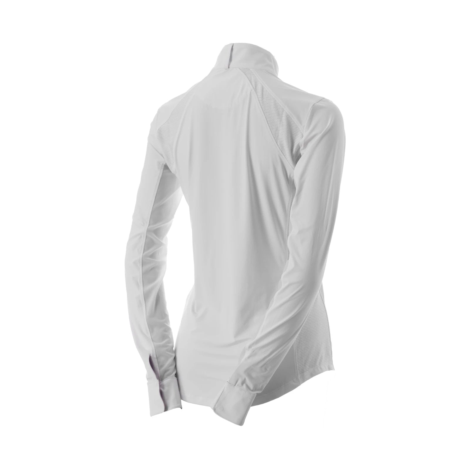 Back view of the Equinavia Sonja Long Sleeve Show Shirt on a white background