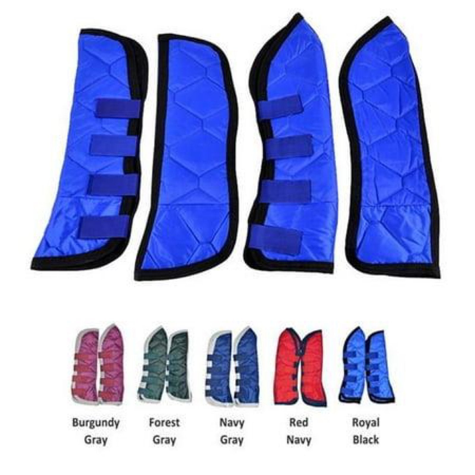 View of all color options for the Jacks Quilted Shipping Boots on a white background