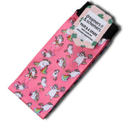 Front view of the Party Too Hardycorn Dreamers & Schemers Pair & A Spare Boot Socks on a white background
