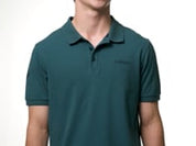 Video of male model wearing LeMieux Men’s Classique Polo Shirt in Jungle green turning to show front, side, and back views