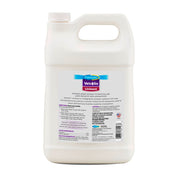 Back view of a 1 gallon jug of Farnam Vetrolin Liniment on a white background