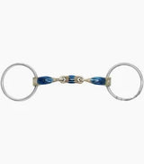 Bombers Titanium Elliptical Double Jointed Loose Ring Snaffle