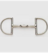 Ovation Curved Oval Mouthpiece Hunter Dee Ring Snaffle