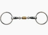 Shires Sweet Iron w/ Bronze Rollers Loose Ring Snaffle