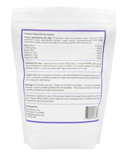 Back view of the small bag of Equine Elixirs Calmakazi on a white background
