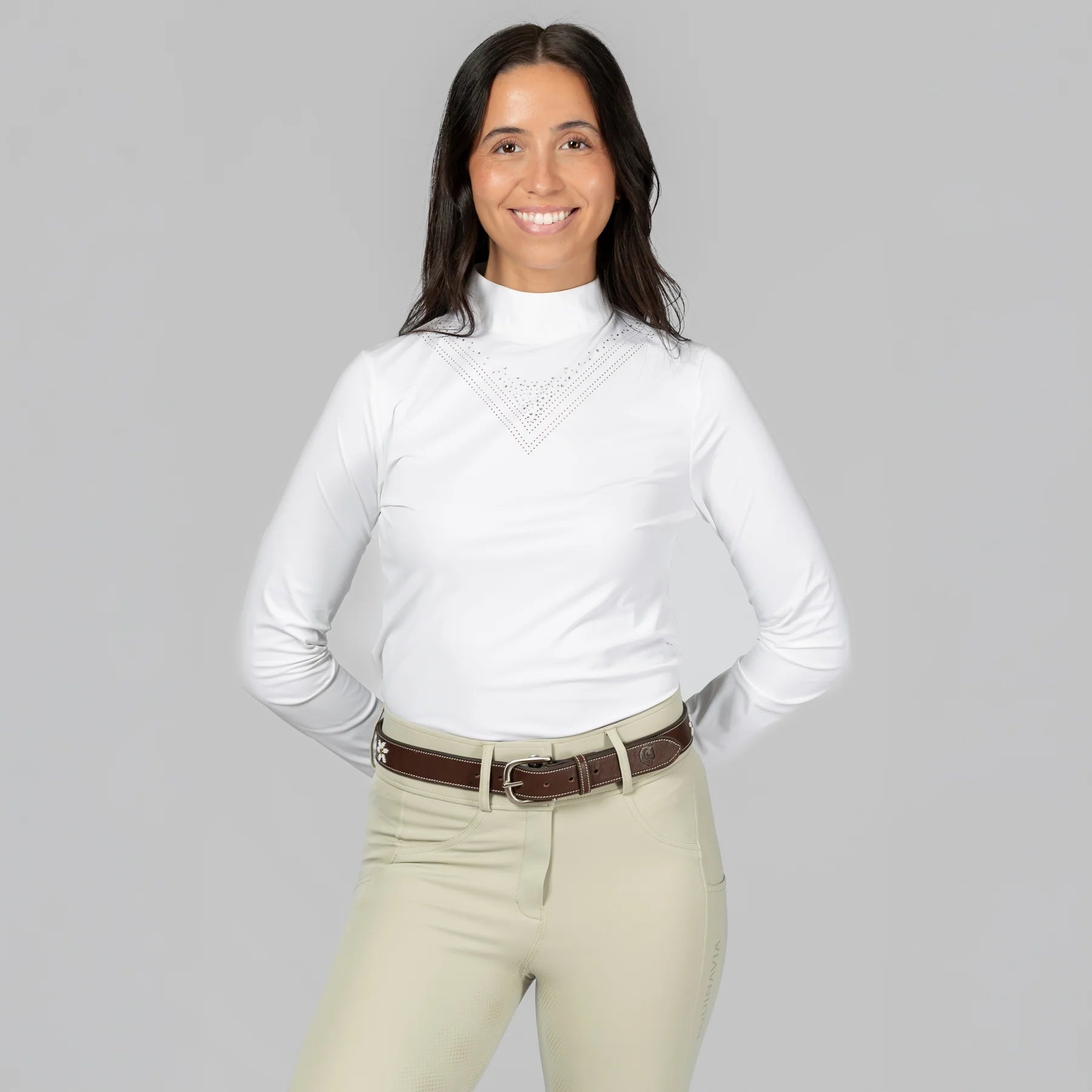 Flowers Equinavia Adeline Beaded Belt on plain background