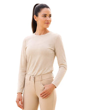 Equisite Cadence Perforated Long Sleeve Shirt
