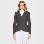 Front view of a female model wearing the Magnet Samshield Victory Premium Show Jacket on a plain background