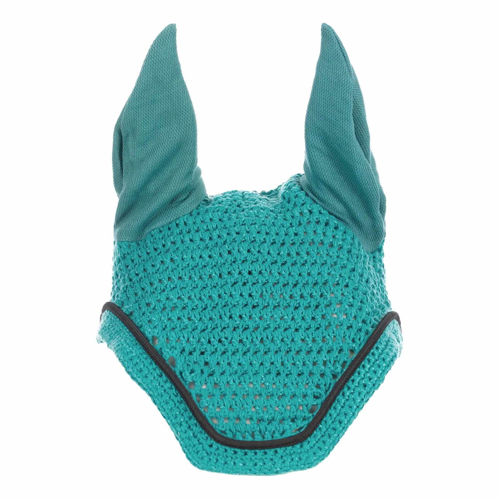 Front view of the turquoise Equinavia Voss Bonnet on a white background
