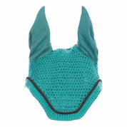 Front view of the turquoise Equinavia Voss Bonnet on a white background