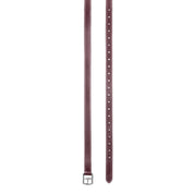 Full view of the Oakbark Brown Equinavia Valkyrie Stirrup Leathers on a white background