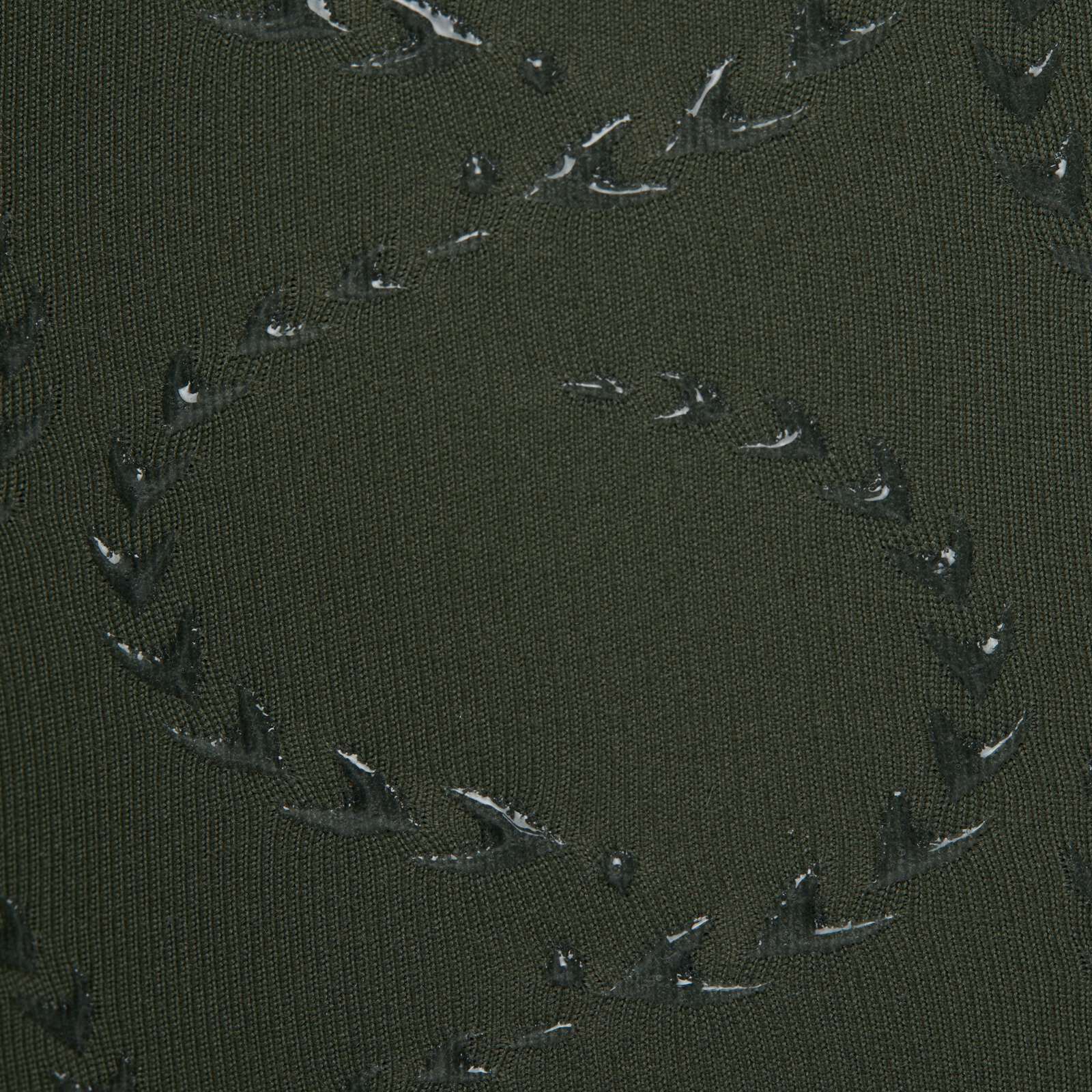 Close-up view of the material on the Beetle Khaki Green Horze Gillian Silicone Full Seat Tights