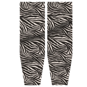 Front view of a pair of Zebra Posh Pony Boot Stuffers on a white background